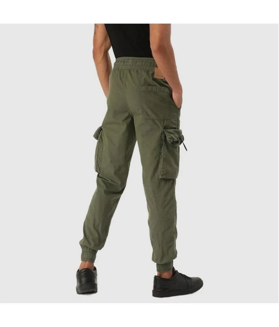 Bene Kleed Olive Loose Joggers ( Pack of 1 ) - None