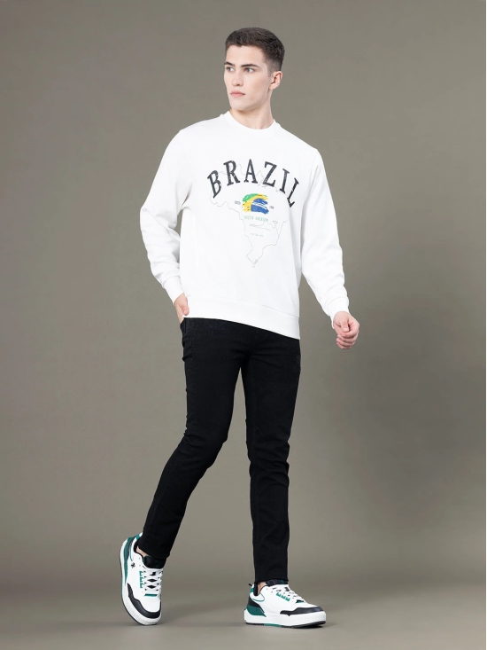 RedTape Round Neck Graphic Sweatshirt for Men | Smart Look | Everyday Comfort