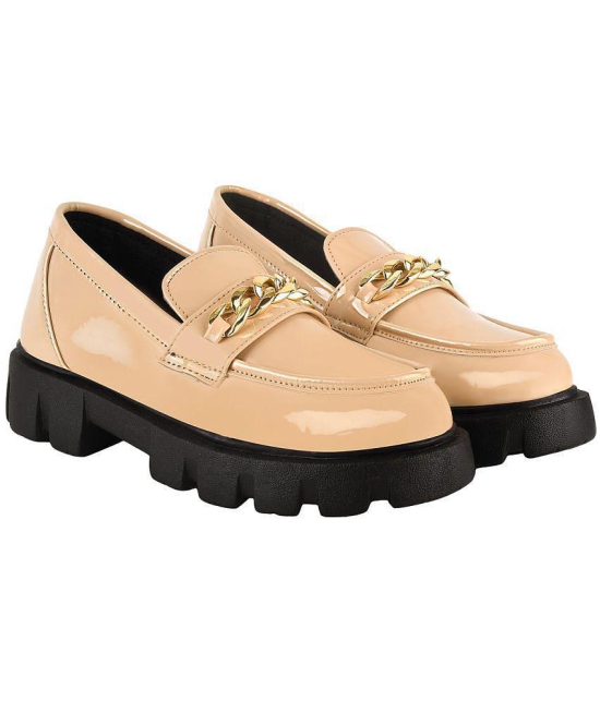 Shoetopia - Cream Women''s Loafers - None