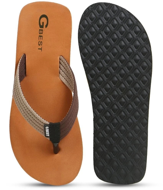 G Best Coffee Mens Thong Flip Flop - None