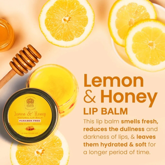 Kaaya Natural Lemon & Honey Lip Balm