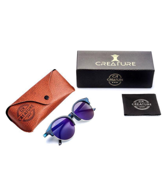 Creature - Purple Panto Sunglasses ( EM-103 ) - Medium