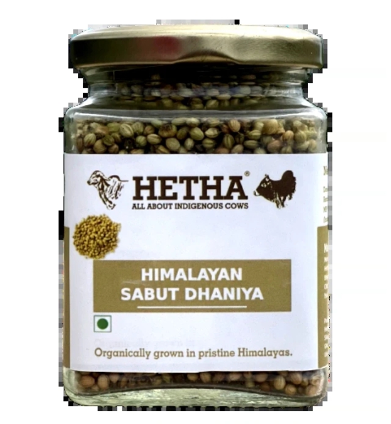 Himalayan Sabut Dhaniya / Coriander Seeds (Size - 90g) by HETHA ORGANICS LLP