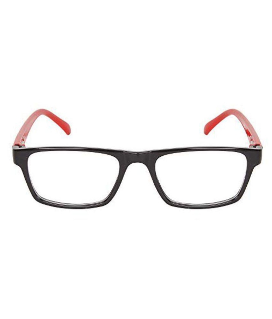 Creature Red Rectangle Spectacle Frame SPEX-102 RED