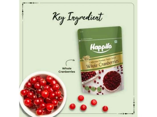 Happilo Premium Californian Whole Cranberries 200g