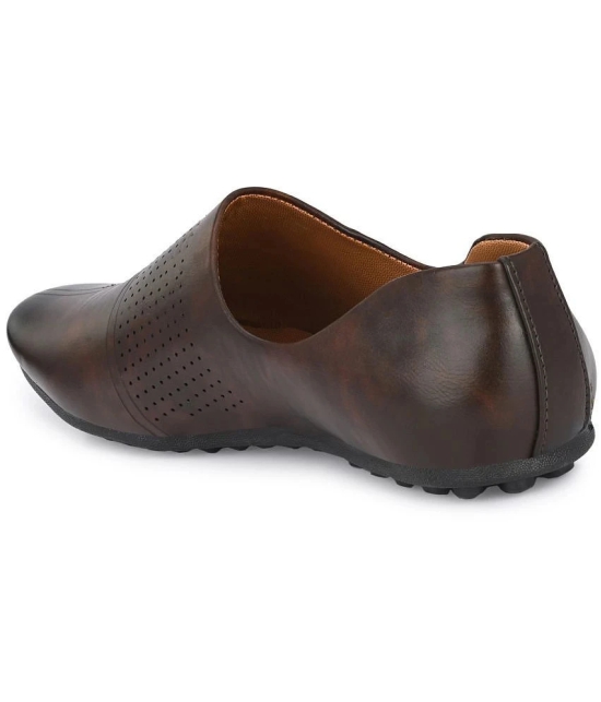 Leeport - Brown Mens Jutti - None