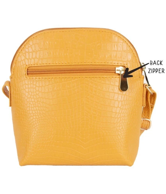 Baggit Yellow PU Handheld - Yellow