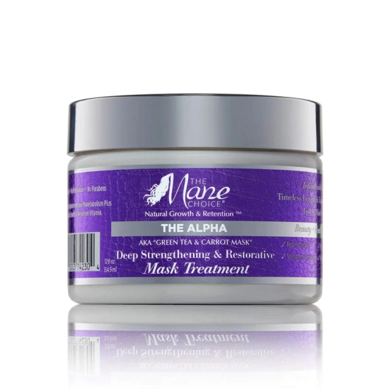 Mane Choice - The Alpha Green Tea & Carrot Deep Strengthening & Restorative Treatment Mask - 12 oz