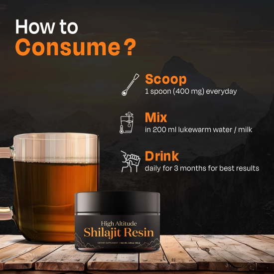 Auric Lab Certified High Altitude Shilajit/Shilajeet Resin 30g | 75% Fulvic Acid + Humic Acid |80+ Trace Minerals, Real Brass spoon and Shilajit rock with every order