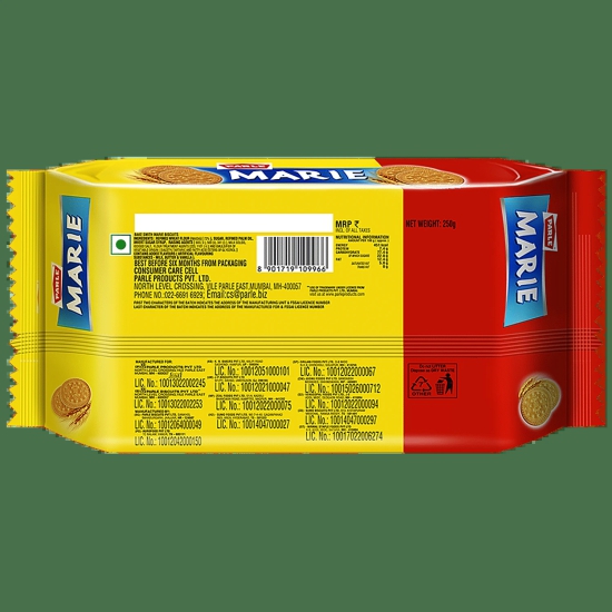 Parle Marie Biscuits, 250 G Pouch