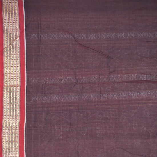 Bomkai Cotton Ikat Saree