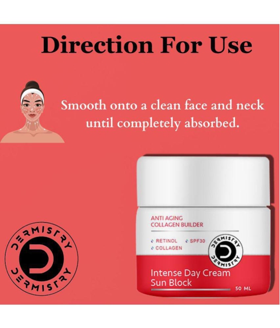 Dermistry Anti Aging Retinol Collagen SPF 30 Day Repair Cream Removes Fine Lines Wrinkles Puffiness Moisturizer Reverses Signs of Ageing Skin Repair Firming Brightening Lightening Transformi