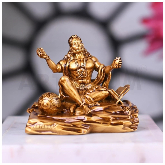 Artarium Bhaktimay Hanuman ji Murti Bajrangbali Idol | Hanuman Ji Statue for Home Decor Gift Article Decorative Showpiece Pack of 1