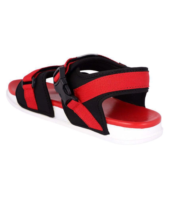 Aadi - Red Men's Floater Sandals - 9