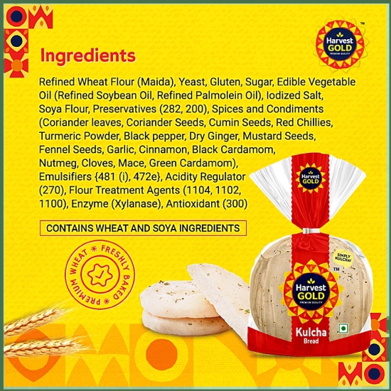 Harvest Gold Kulcha Bread, 250 G