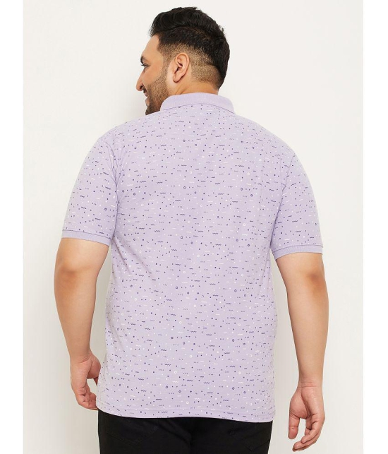 MXN - Lavender Cotton Blend Regular Fit Men''s Polo T Shirt ( Pack of 1 ) - None