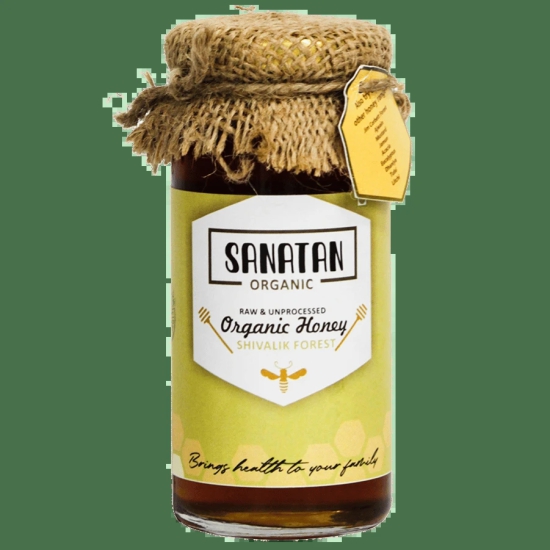 Sanatan Organic Multiflora Shivalik Honey- 275 gms