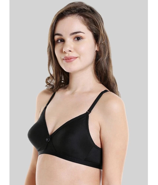 Bodycare Black Cotton Blend Non Padded Womens Everyday Bra ( Pack of 1 ) - None