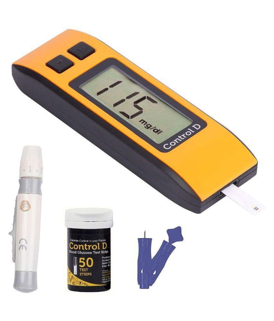 Control D Glucometer with 50 Strips Expiry Aug 2024