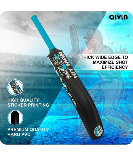 Aivin Hit-Man Black / Blue Cricket Bat No. 7 - SH