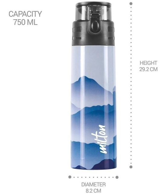 Milton Artesia 900 Thermosteel Insulated Water Bottle, 750 ml, Blue - Blue