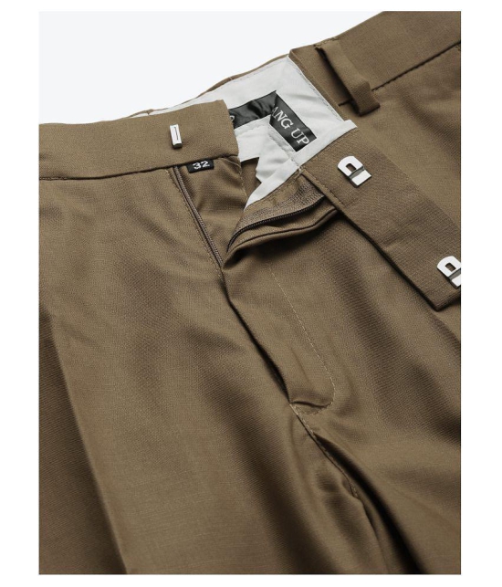 Hangup Khaki Regular -Fit Trousers - None