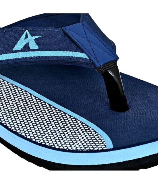 Altek - Blue Mens Thong Flip Flop - None