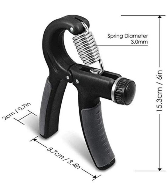 HSP ENTERPRISES Adjustable Resistance 22-88Lbs (10-40kg) Hand Grip Strengthener for Men & Women Gym Workout & Home Use - Assorted