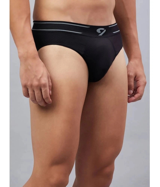 C9 Airwear - Black Nylon Mens Briefs ( Pack of 1 ) - None