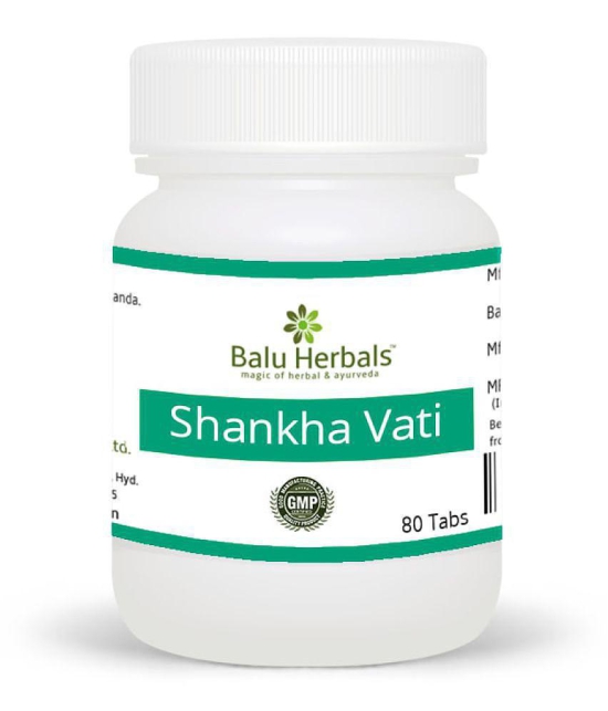 Balu Herbals Shankavati 80T Tablet 250 mg