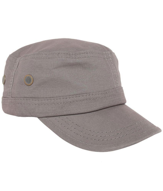 Zacharias Gray Cotton Mens Cap ( Pack of 1 ) - Gray