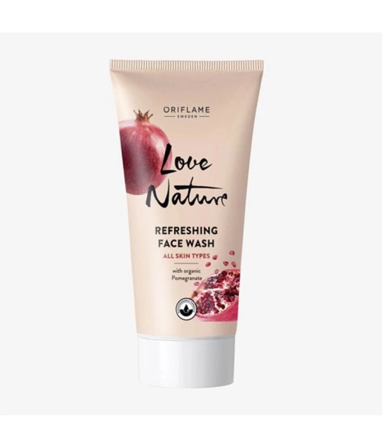 LOVE NATURE Refreshing Face Wash with Organic Pomegranate Face Wash 50 mL