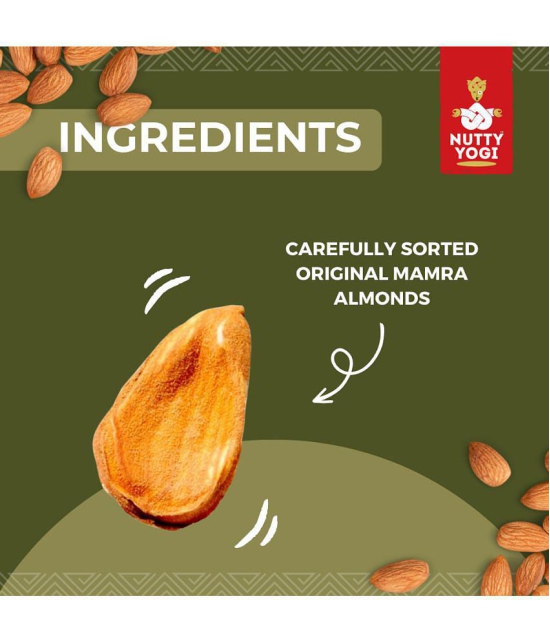 Nutty Yogi Mamra Almonds 250 Gm