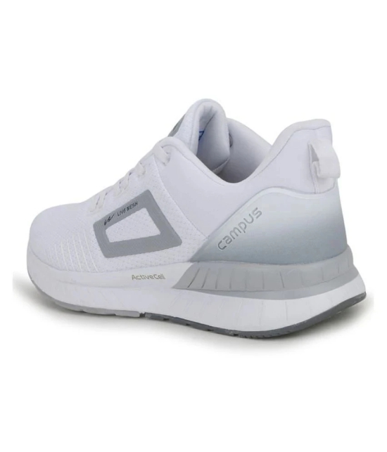 Campus EVOK White  Mens Sports Running Shoes - None