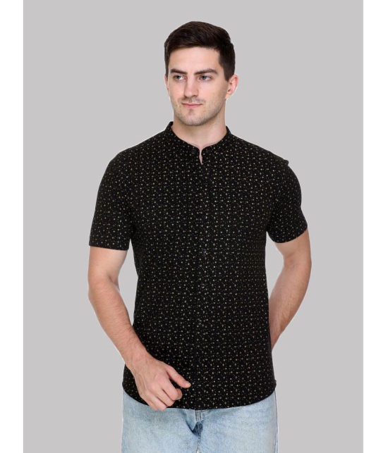 Wild West - Black Cotton Blend Regular Fit Men''s Casual Shirt ( Pack of 1 ) - None