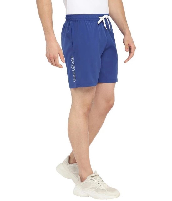 YUUKI - Blue Polyester Mens Running Shorts ( Pack of 1 ) - None