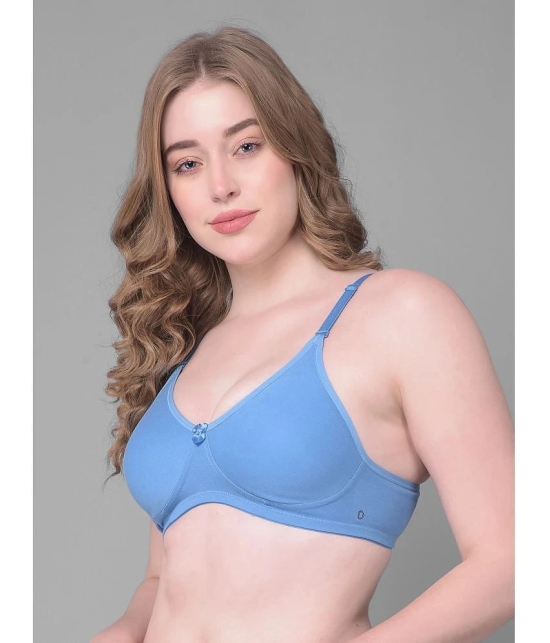 Dollar Missy Blue Cotton Non Padded Womens Everyday Bra ( Pack of 1 ) - None