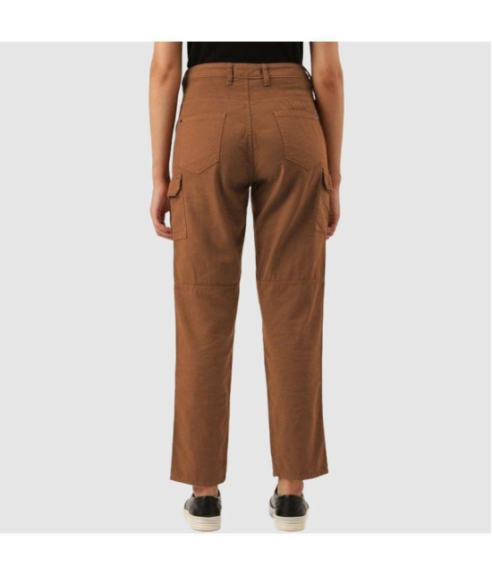 IVOC - Brown Cotton Loose Womens Cargo Pants ( Pack of 1 ) - None