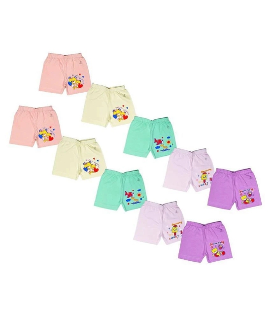 Sathiyas akash 100% cotton unisex baby Drawers - Pack of 10 - None