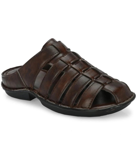 Leeport - Brown Mens Sandals - None