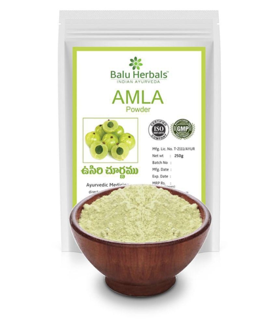 Balu Herbals Amla Powder 250 gm Pack Of 1