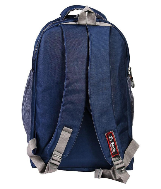 Da Tasche Blue Polyester College Bag