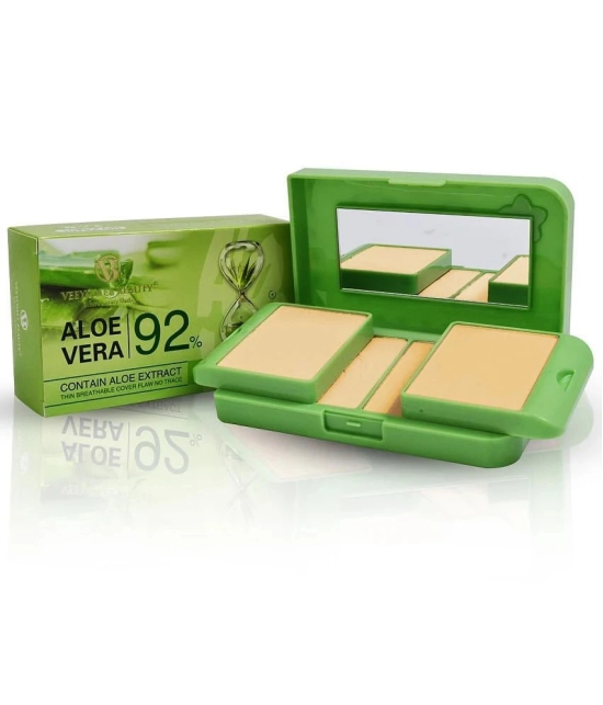 Adbeni 5 in 1 Compact Powder 40gm Aloe Vera | Soothing & Moisture Thin Breathable, (Shade-02)