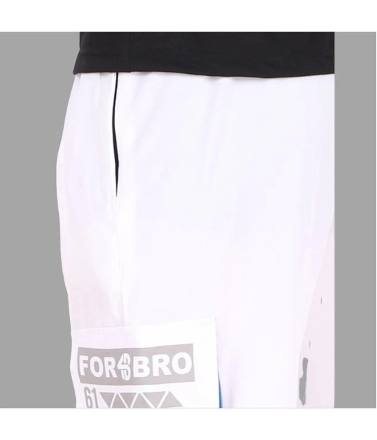 Forbro White Polyester Mens Sports Joggers ( Pack of 1 ) - None