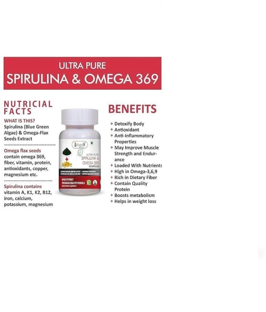 Vringra OMEGA 369 & SPIRULINA - Omega Fatty Acids Capsule ( Pack of 1 )