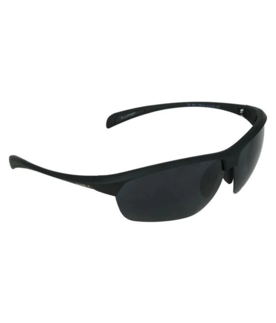 Laurels - Black Wrap Around Sunglasses ( Lsm-Gable-020202 ) - Medium