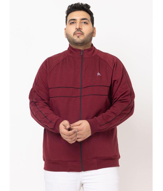 YHA Fleece Mens Casual Jacket - Maroon ( Pack of 1 ) - None