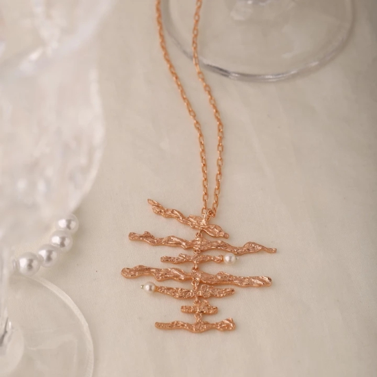 Marianne Necklace- Rose Gold