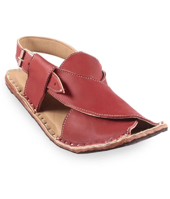 Apratim Red Mens Mule - None