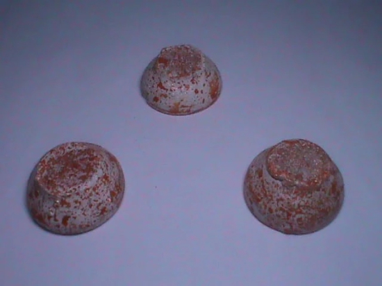 Set of 3 Vintage Miniature Clay Pots